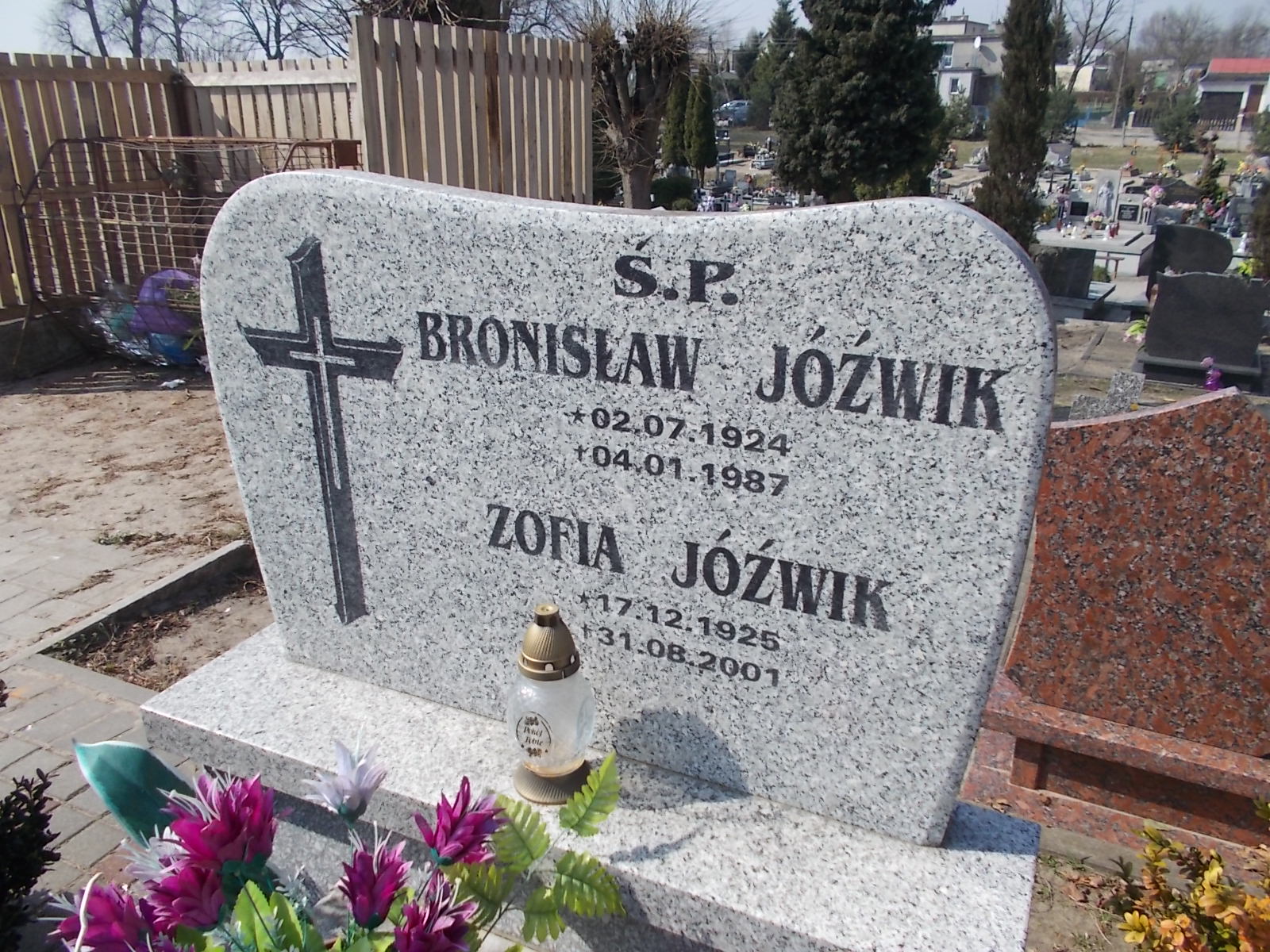 Bronisław Jóźwik 1924 Prabuty - Grobonet - Wyszukiwarka osób pochowanych