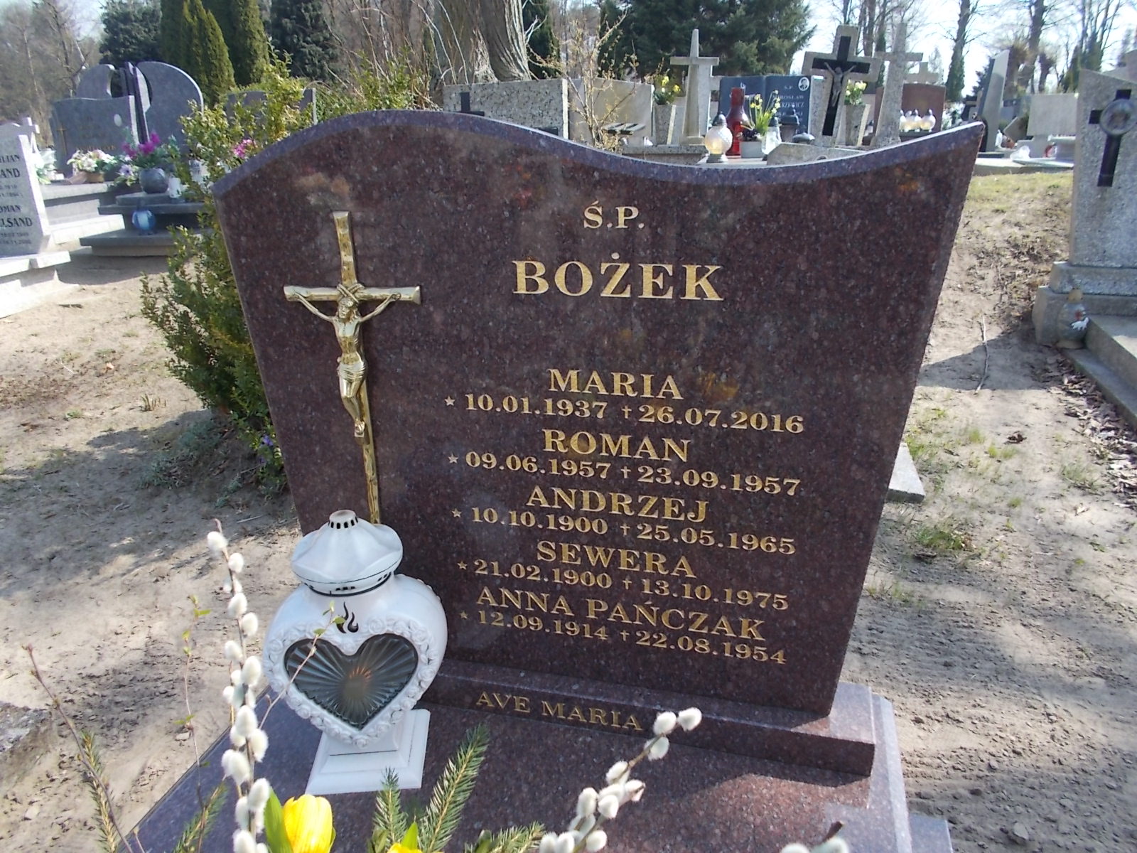 Maria Bożek 1937 Prabuty - Grobonet - Wyszukiwarka osób pochowanych