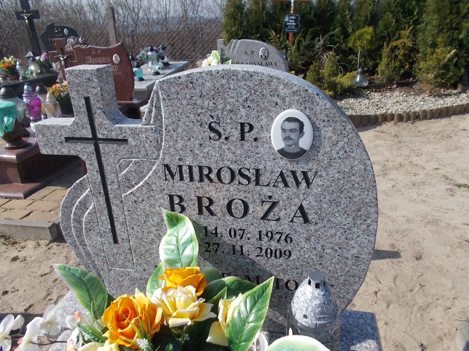 Mirosław Broża 1976 Prabuty - Grobonet - Wyszukiwarka osób pochowanych