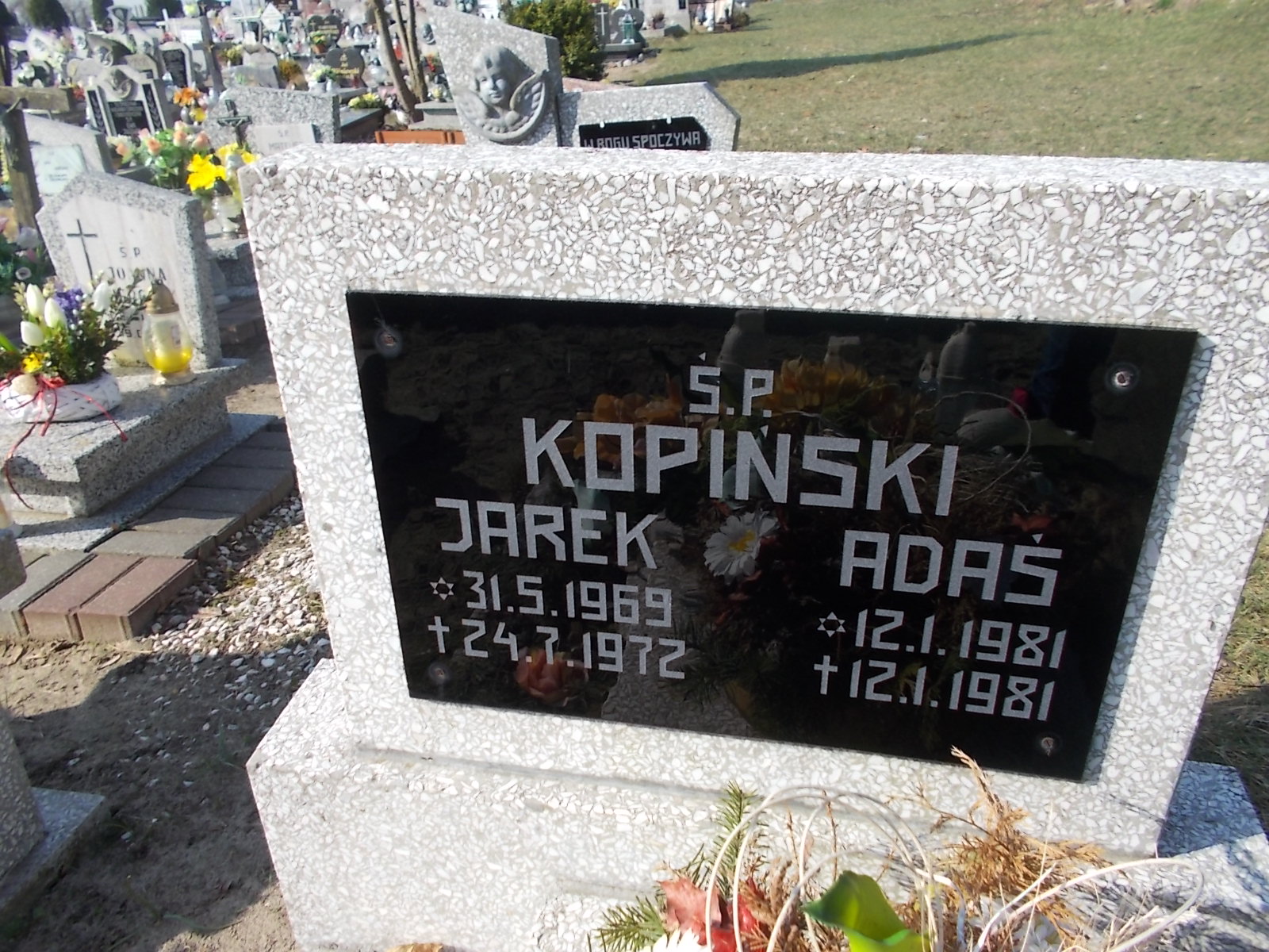 Jarosław Kopiński 1969 Prabuty - Grobonet - Wyszukiwarka osób pochowanych