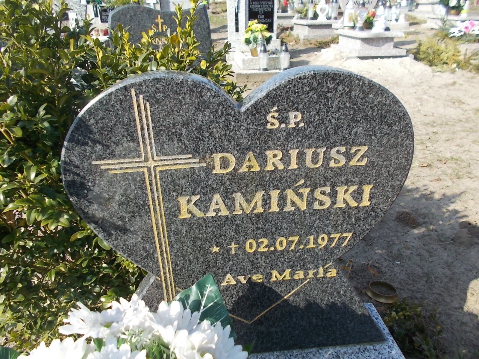 Dariusz Kamiński 1977 Prabuty - Grobonet - Wyszukiwarka osób pochowanych