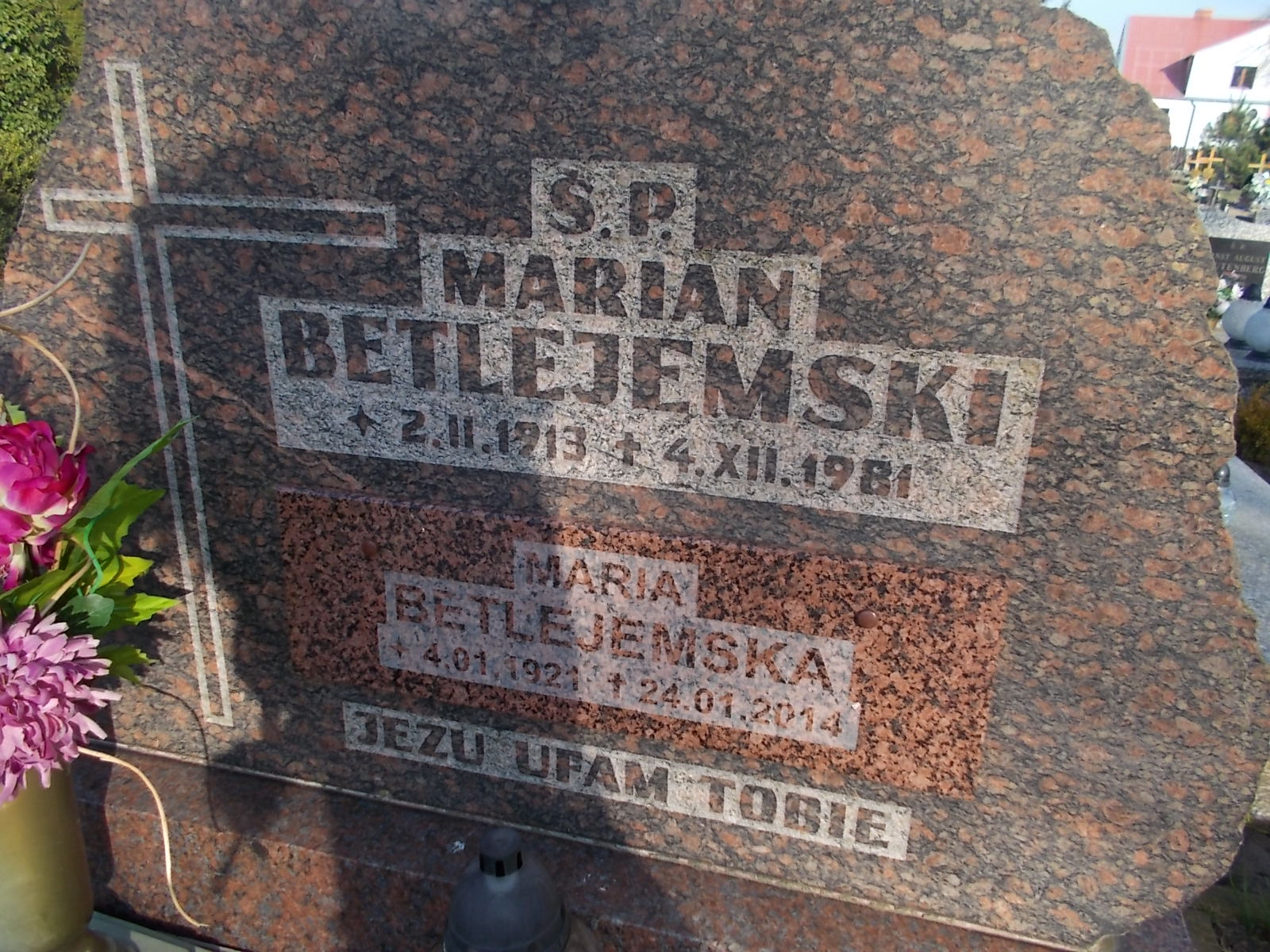 Maria Betlejemska 1921 Prabuty - Grobonet - Wyszukiwarka osób pochowanych