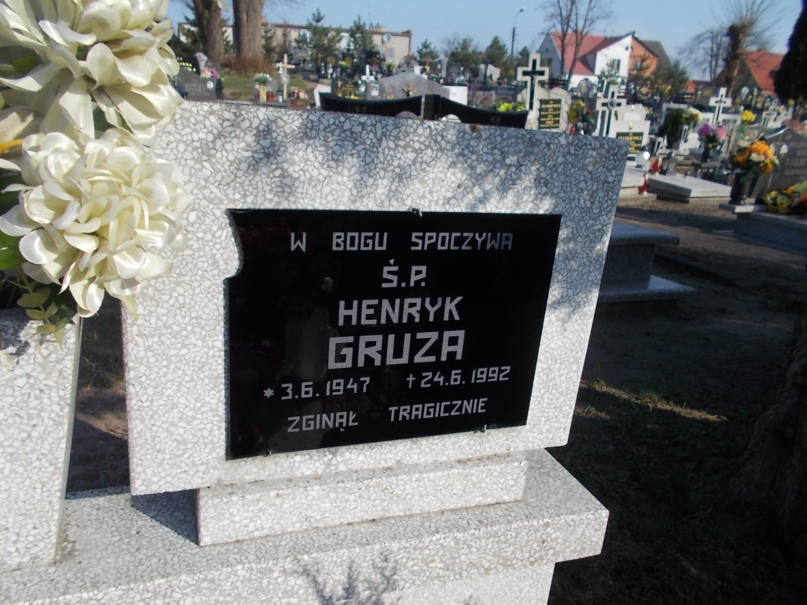 Henryk Gruza 1947 Prabuty - Grobonet - Wyszukiwarka osób pochowanych