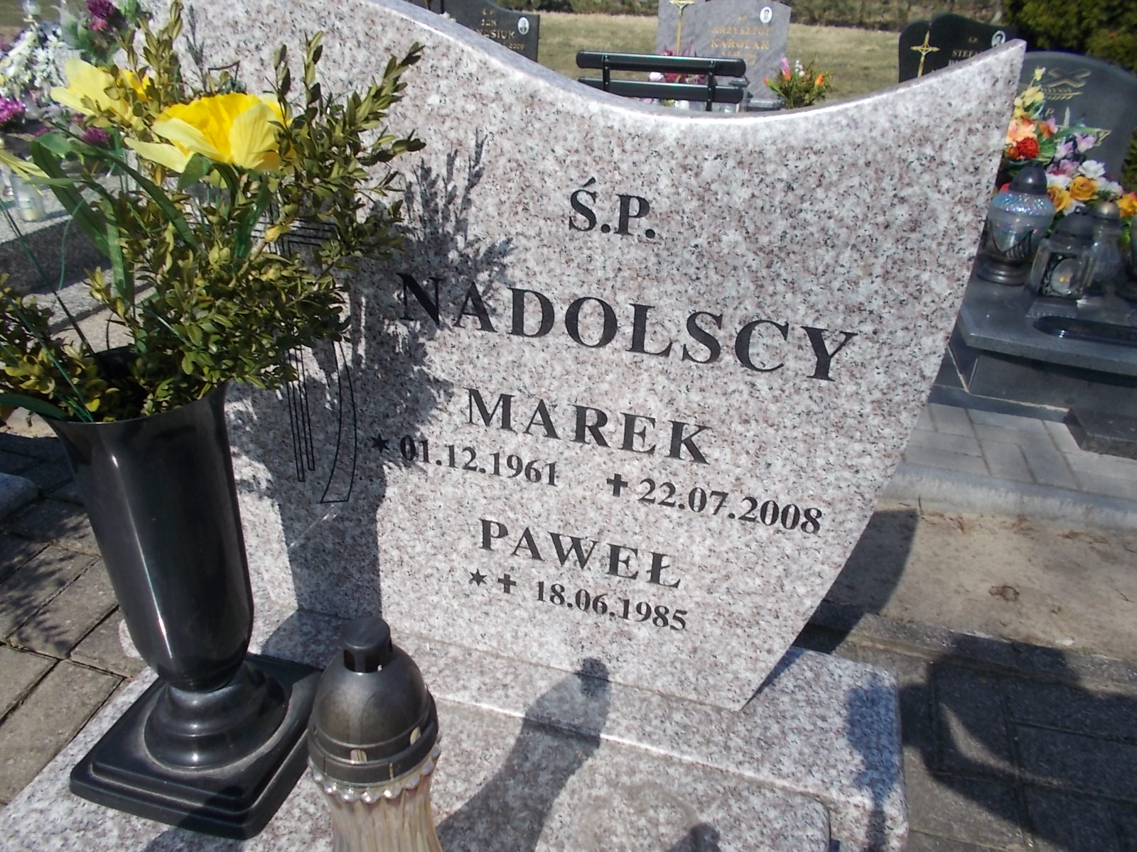 Marek Nadolski 1961 Prabuty - Grobonet - Wyszukiwarka osób pochowanych