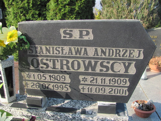 Andrzej Ostrowski 1909 Prabuty - Grobonet - Wyszukiwarka osób pochowanych