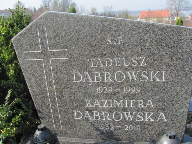 Kazimiera Dąbrowska 1932 Prabuty - Grobonet - Wyszukiwarka osób pochowanych