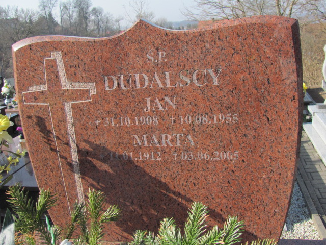 Marta Dudalska 1912 Prabuty - Grobonet - Wyszukiwarka osób pochowanych