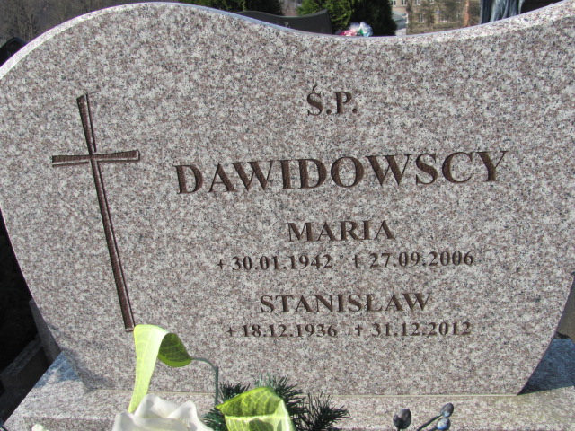 Maria Dawidowska 1942 Prabuty - Grobonet - Wyszukiwarka osób pochowanych