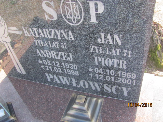 Piotr Pawłowski 1969 Prabuty - Grobonet - Wyszukiwarka osób pochowanych