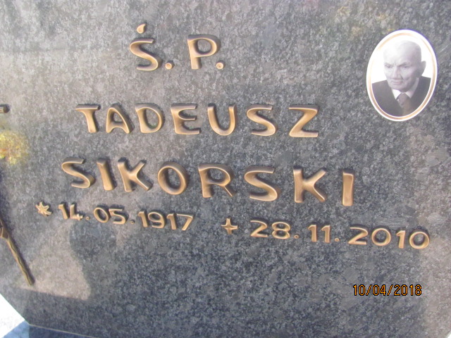 Tadeusz Sikorski 1917 Prabuty - Grobonet - Wyszukiwarka osób pochowanych