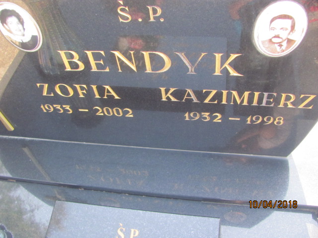 Zofia Bendyk 1933 Prabuty - Grobonet - Wyszukiwarka osób pochowanych