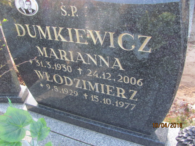Marianna Dumkiewicz 1930 Prabuty - Grobonet - Wyszukiwarka osób pochowanych
