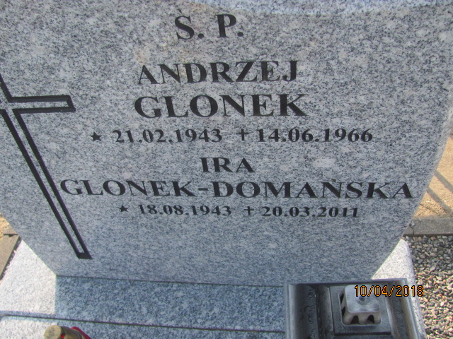 Andrzej Glonek 1943 Prabuty - Grobonet - Wyszukiwarka osób pochowanych