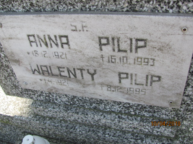 Walenty Pilip 1921 Prabuty - Grobonet - Wyszukiwarka osób pochowanych