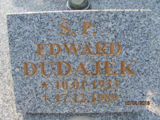 Edward Dudajek 1933 Prabuty - Grobonet - Wyszukiwarka osób pochowanych