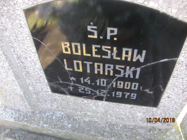 Bolesław Lotarski 1900 Prabuty - Grobonet - Wyszukiwarka osób pochowanych