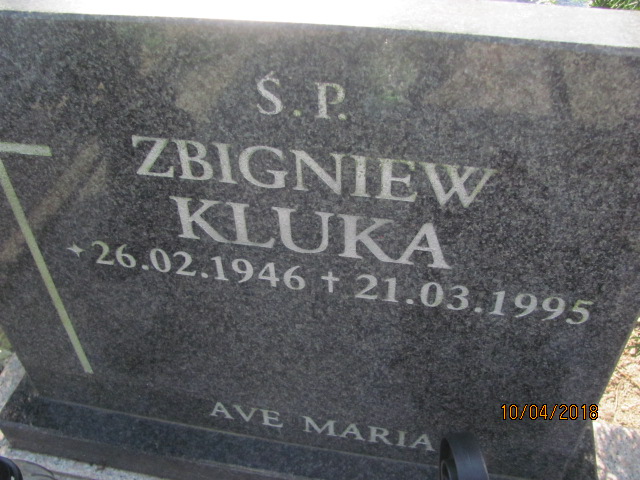 Arkadiusz Kluka 1972 Prabuty - Grobonet - Wyszukiwarka osób pochowanych