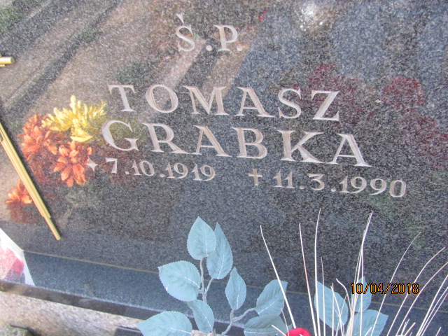 Tomasz Grabka 1949 Prabuty - Grobonet - Wyszukiwarka osób pochowanych