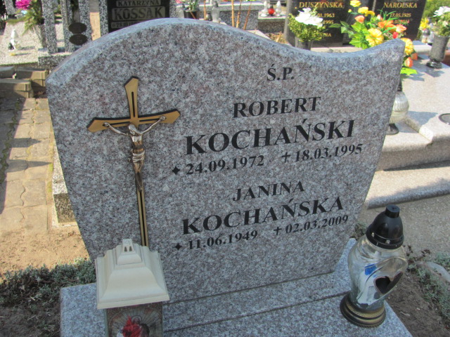 Robert Kochański 1972 Prabuty - Grobonet - Wyszukiwarka osób pochowanych