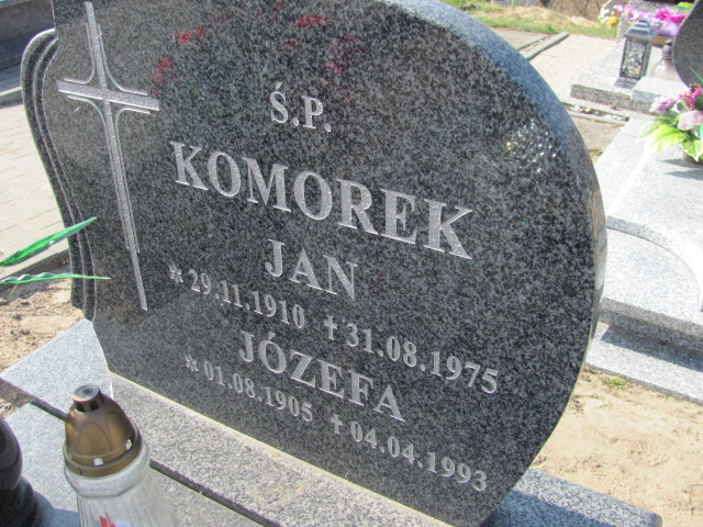 Józefa Komorek 1905 Prabuty - Grobonet - Wyszukiwarka osób pochowanych