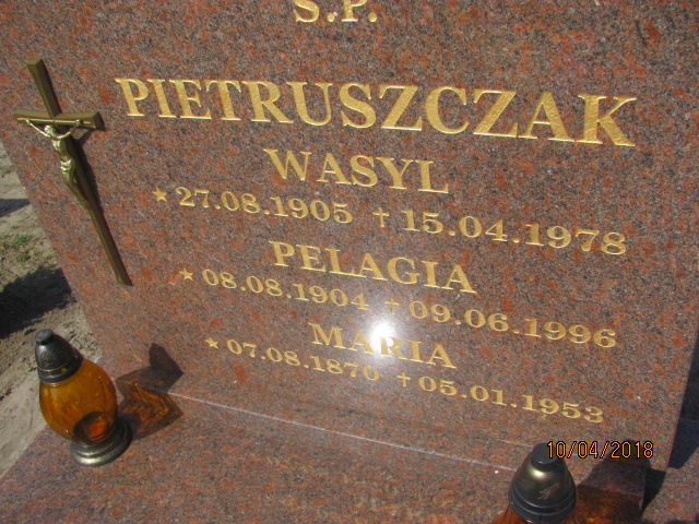 Maria Pietruszczak 1870 Prabuty - Grobonet - Wyszukiwarka osób pochowanych