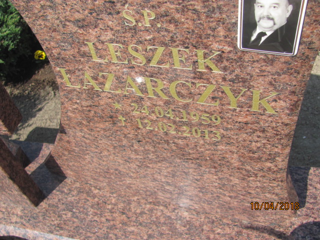 Leszek Adam Łazarczyk 1959 Prabuty - Grobonet - Wyszukiwarka osób pochowanych