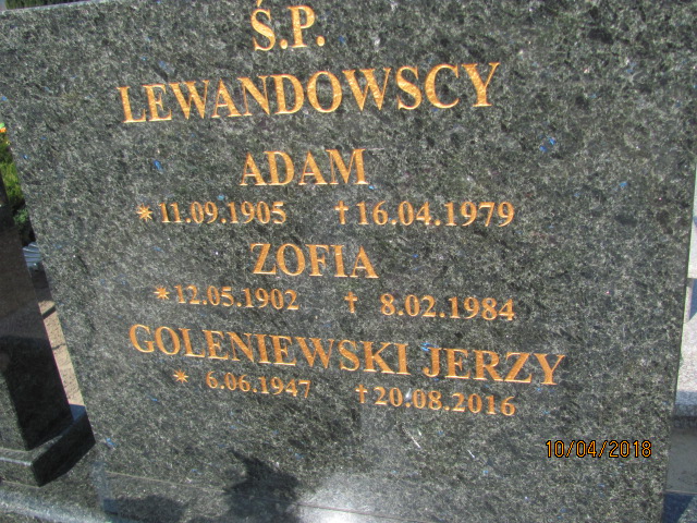 Jerzy Goleniewski 1947 Prabuty - Grobonet - Wyszukiwarka osób pochowanych