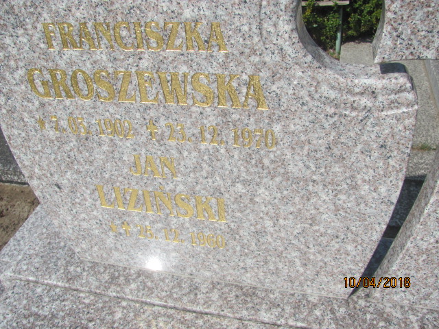 Jan Liziński 1960 Prabuty - Grobonet - Wyszukiwarka osób pochowanych