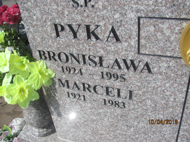 Marceli Pyka 1921 Prabuty - Grobonet - Wyszukiwarka osób pochowanych