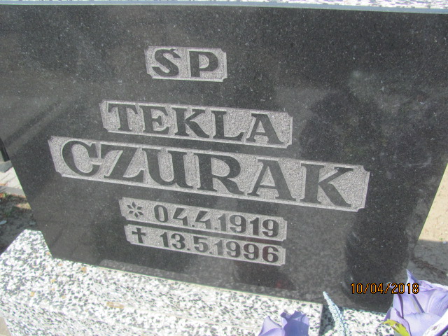 Tekla Czurak 1919 Prabuty - Grobonet - Wyszukiwarka osób pochowanych