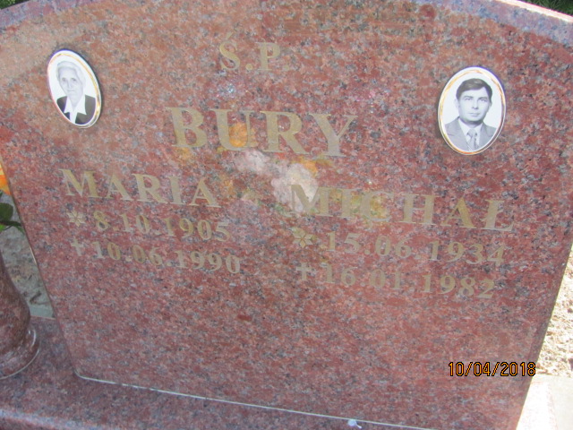 Michał Bury 1934 Prabuty - Grobonet - Wyszukiwarka osób pochowanych