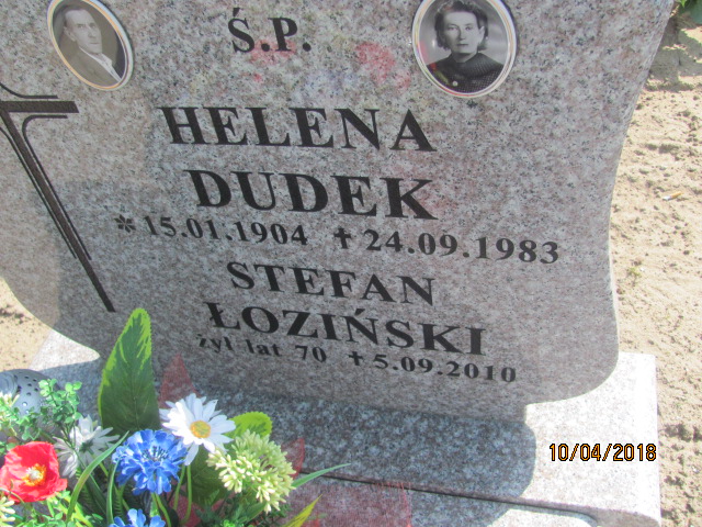 Helena Dudek 1904 Prabuty - Grobonet - Wyszukiwarka osób pochowanych