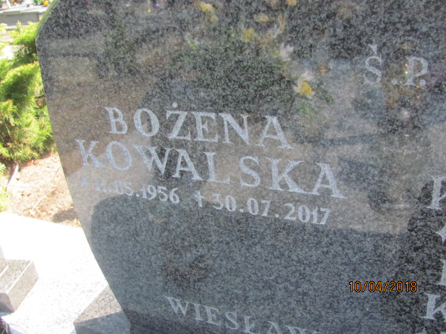 Wiesław Kowalski 1989 Prabuty - Grobonet - Wyszukiwarka osób pochowanych