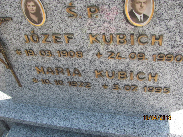 Józef Kubich 1908 Prabuty - Grobonet - Wyszukiwarka osób pochowanych