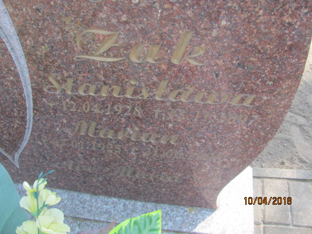 Zdzisław Żak 1957 Prabuty - Grobonet - Wyszukiwarka osób pochowanych