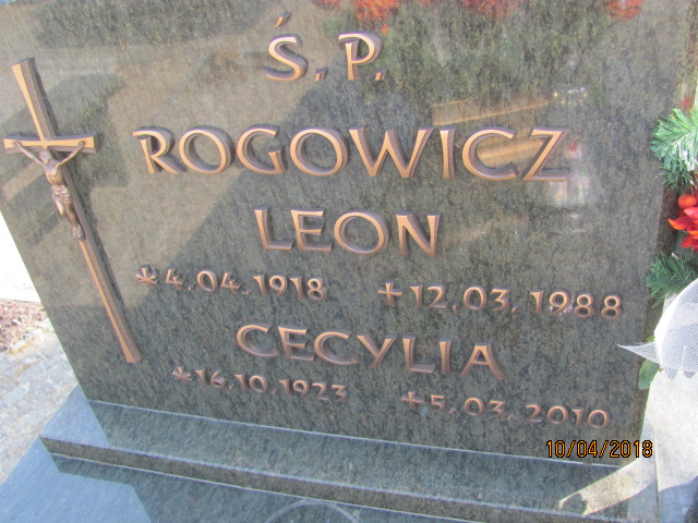 Leon Rogowicz 1918 Prabuty - Grobonet - Wyszukiwarka osób pochowanych