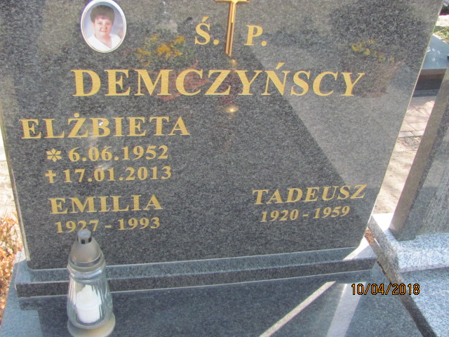 Emilia Demczyńska Ostrowska 1927 Prabuty - Grobonet - Wyszukiwarka osób pochowanych