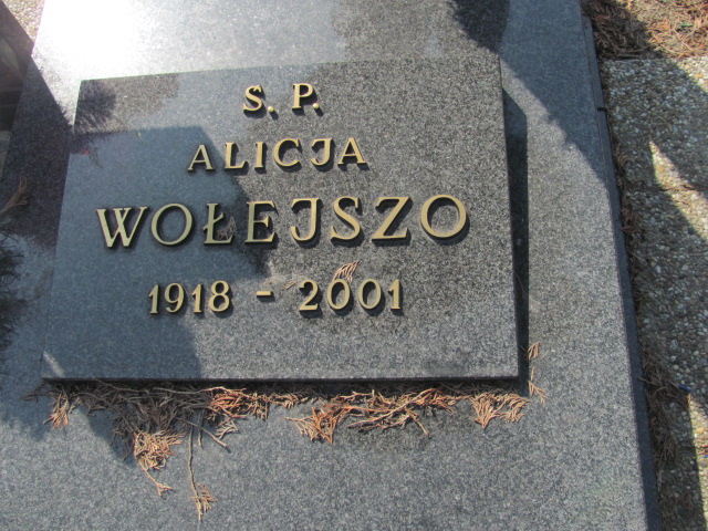 Alicja Wołejszo 1918 Prabuty - Grobonet - Wyszukiwarka osób pochowanych