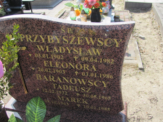 Marek Baranowski 1963 Prabuty - Grobonet - Wyszukiwarka osób pochowanych