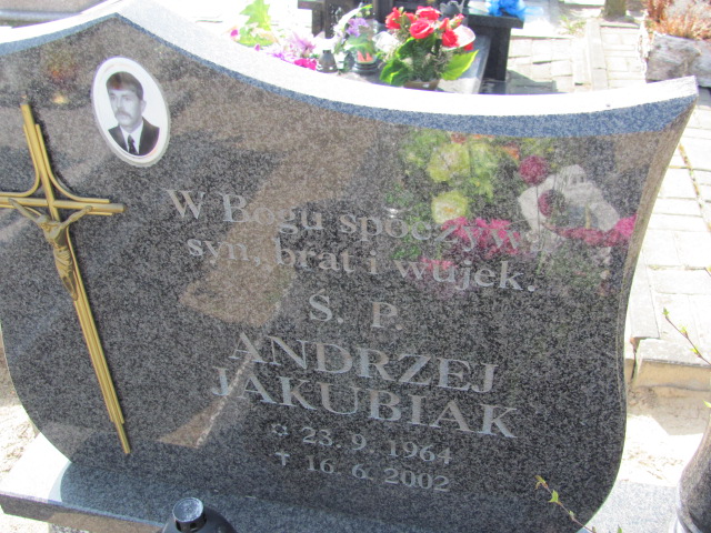 Andrzej Jakubiak 1964 Prabuty - Grobonet - Wyszukiwarka osób pochowanych