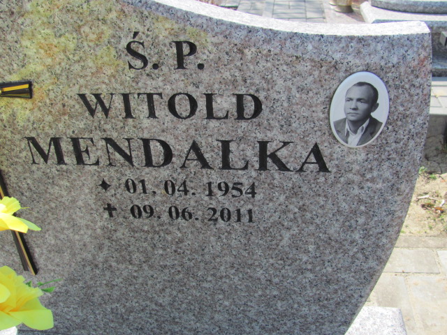 Witold Mendalka  1954 Prabuty - Grobonet - Wyszukiwarka osób pochowanych