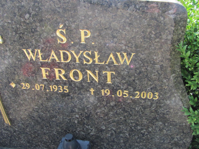 Władysław Front 1935 Prabuty - Grobonet - Wyszukiwarka osób pochowanych