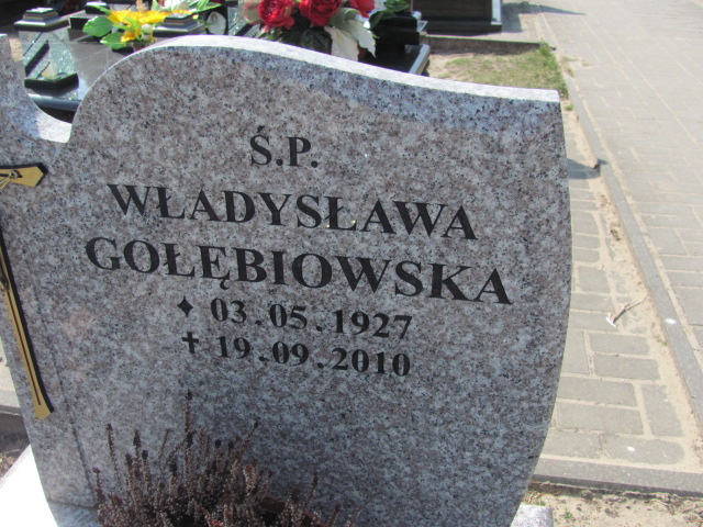 Władysława Gołębiowska 1927 Prabuty - Grobonet - Wyszukiwarka osób pochowanych