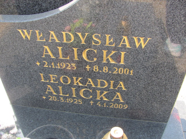 Leokadia Alicka 1925 Prabuty - Grobonet - Wyszukiwarka osób pochowanych