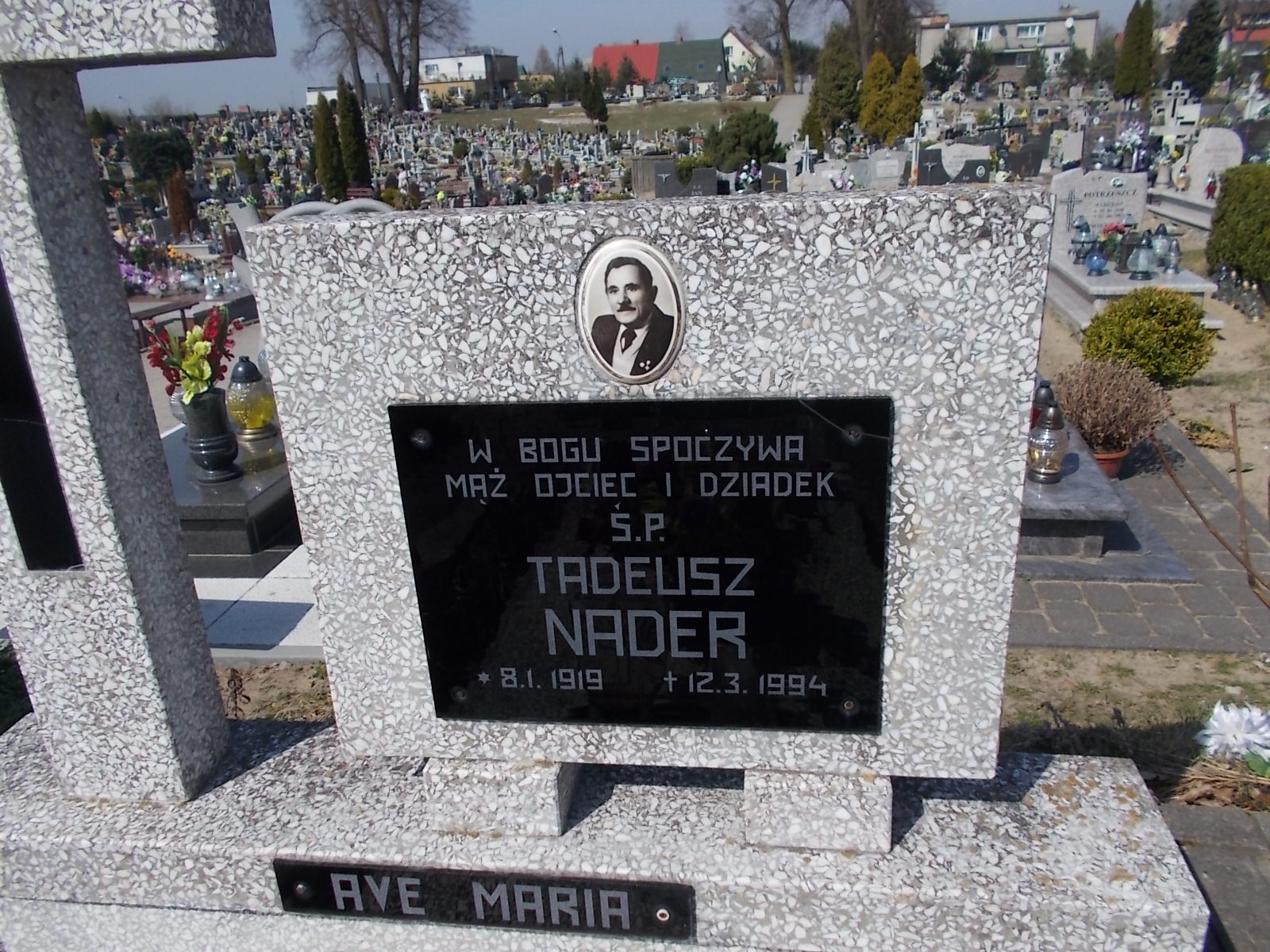 Tadeusz Nader 1919 Prabuty - Grobonet - Wyszukiwarka osób pochowanych