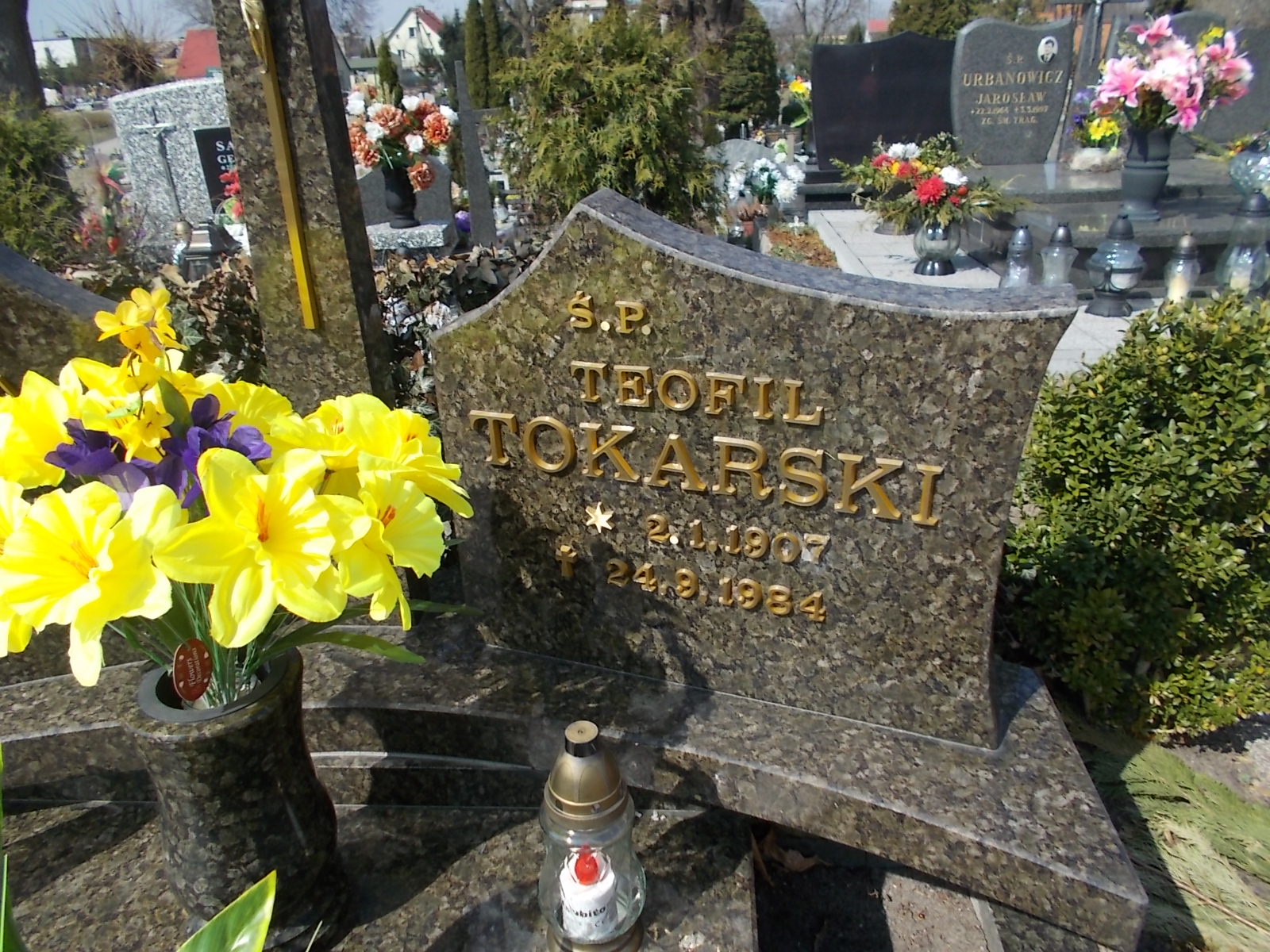 Teofil Tokarski 1907 Prabuty - Grobonet - Wyszukiwarka osób pochowanych
