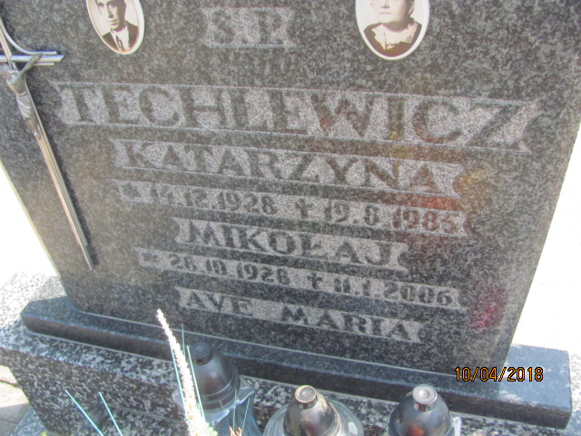 Mikołaj Techlewicz 1928 Prabuty - Grobonet - Wyszukiwarka osób pochowanych