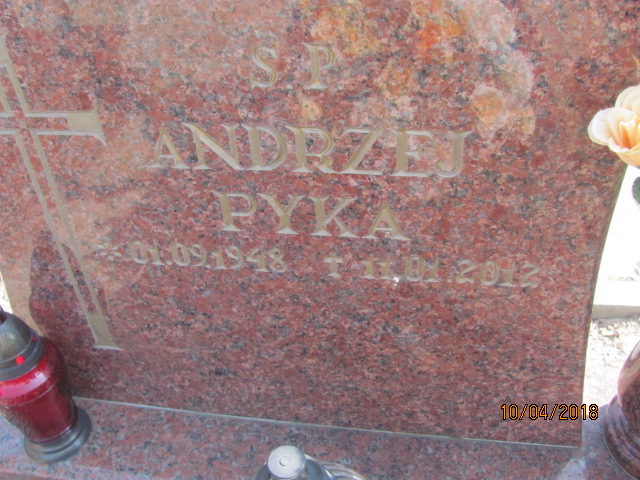 Andrzej Pyka 1948 Prabuty - Grobonet - Wyszukiwarka osób pochowanych