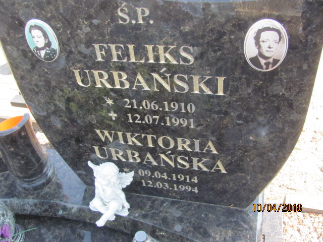 Wiktoria Urbańska 1914 Prabuty - Grobonet - Wyszukiwarka osób pochowanych