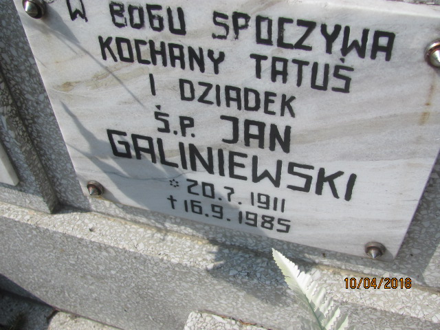 Irena GALINIEWSKA 1941 Prabuty - Grobonet - Wyszukiwarka osób pochowanych